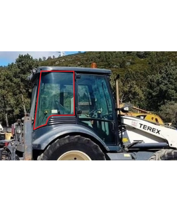 Стекло кабины заднее правое Terex 6099911M1