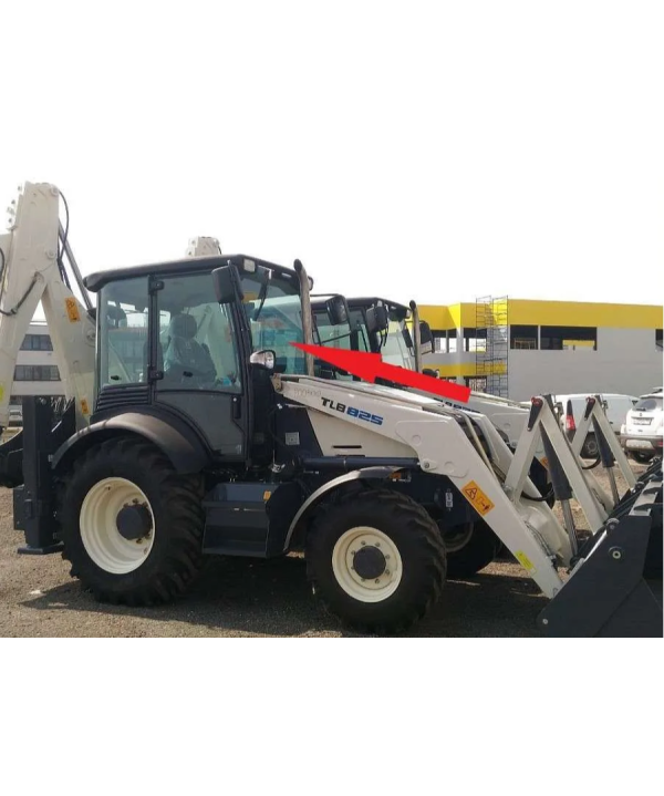 Стекло кабины лобовое Terex 6099916M1