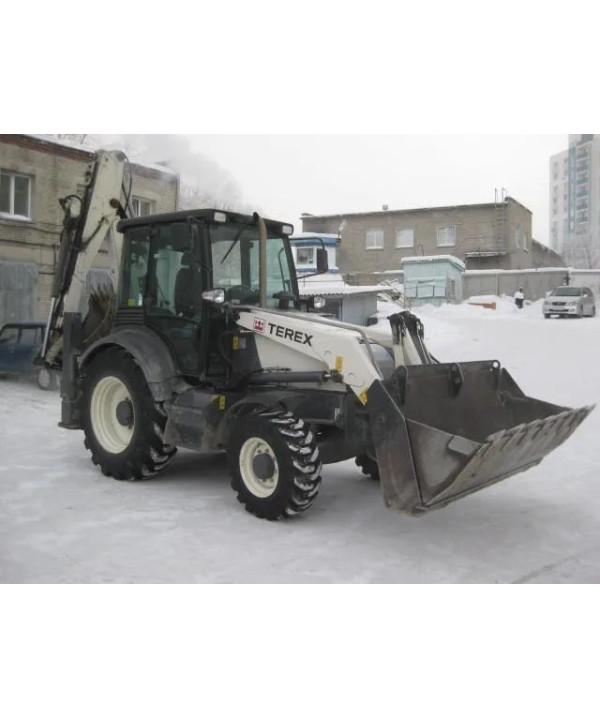 Стекло кабины заднее левое изогнутое в сборе Terex-890 T100088