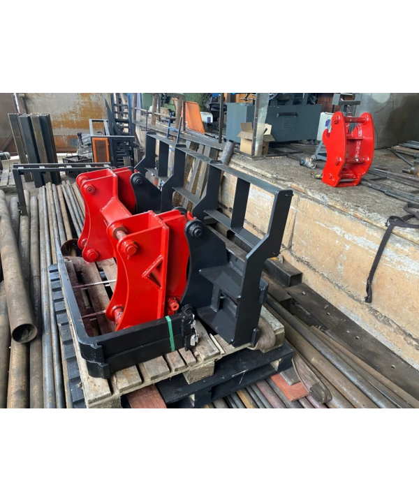 Механический быстросъем (квик-каплер) переднего ковша JCB 
