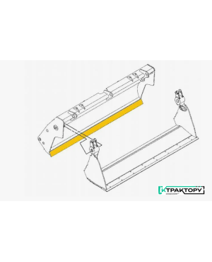 Terex Челюсть переднего ковша terex 820 / 860 /970